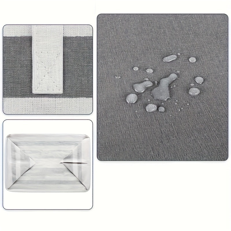 Katta sig'imli mato kir yuvish qutisi, suv o'tkazmaydigan saqlash idishi, turli xonalar uchun egiluvchan kiyim savati - Klassik dizayn - Kir yuvish qutilari