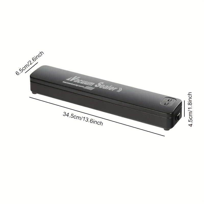 Compact Vacuum Sealer Machine with 10 Seal Bags for Food Storage
