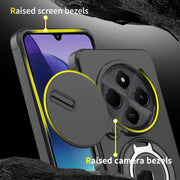 Sliding Camera Protective Phone Case for Redmi Xiaomi Poco with Shockproof Bracket and Stand