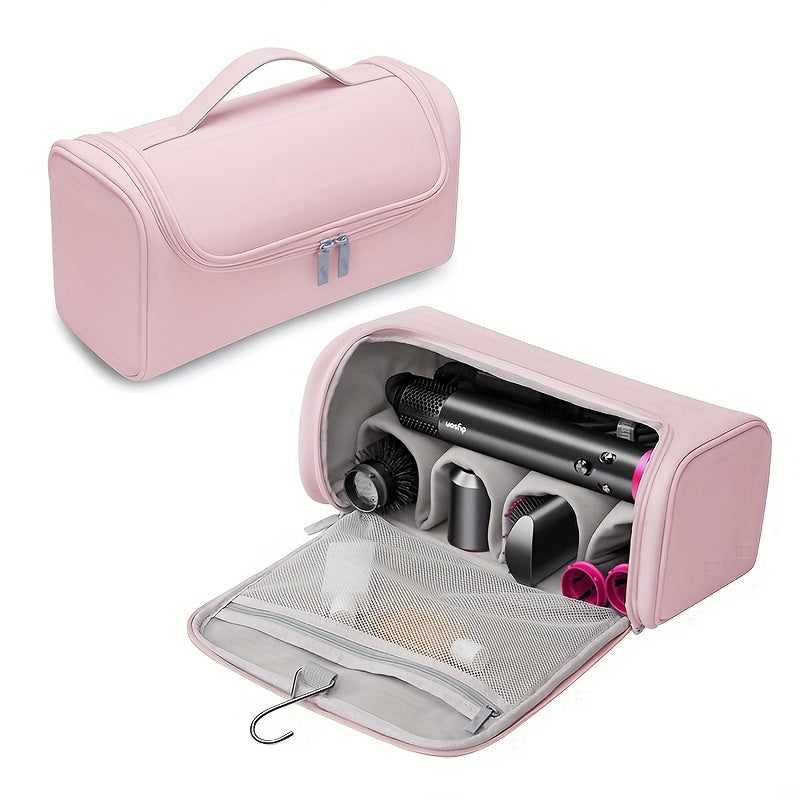 PU Leather Travel Organizer for Hair Tools and Electronic Devices