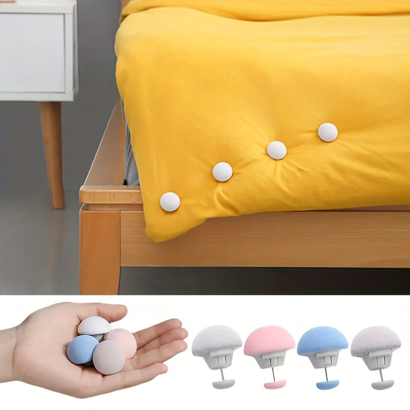 Multifunctional Mushroom Shape Curtain Clips for Quilts and Sheets Reusable and Easy to Use