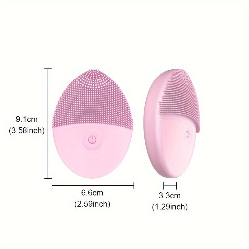 Electric Facial Cleansing Brush for Gentle Exfoliation Deep Cleaning and Massaging