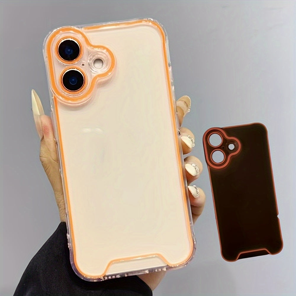 Luminous Clear Silicone Phone Case for iPhone 11-16 Pro Max Plus