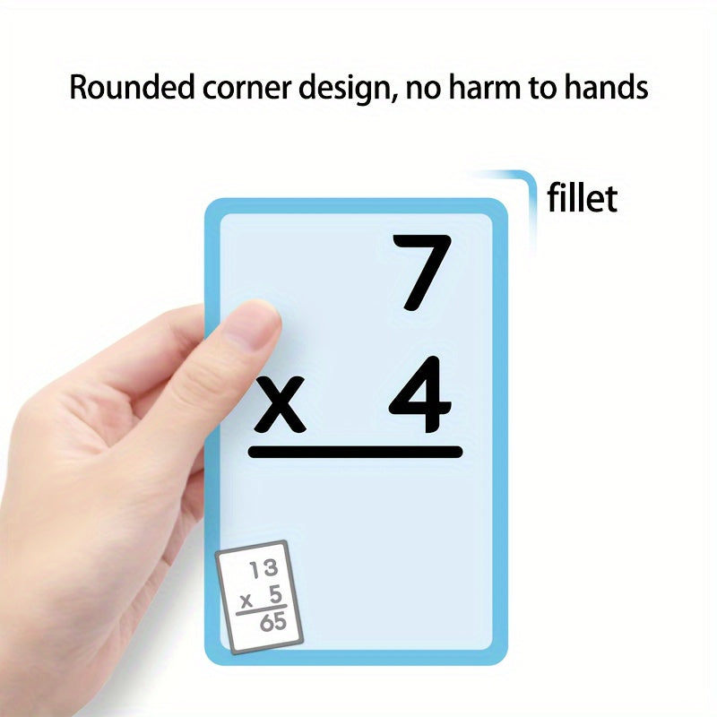 "O'chiriladigan Ikki Tomonlama Ta'limiy Matematika Flash Kartalari To'plami 2+ Yoshdagi Bolalar Uchun - Mustahkam Qog'oz Kartalar Bilan Arifmetik Qo'shish, Ayirish, Ko'paytirish Va Bo'lishni O'rganing"