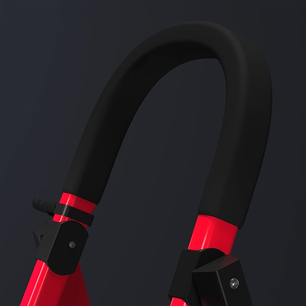 Portable Folding Step Stool Carbon Steel Non-Slip Rubber Handle Home Use