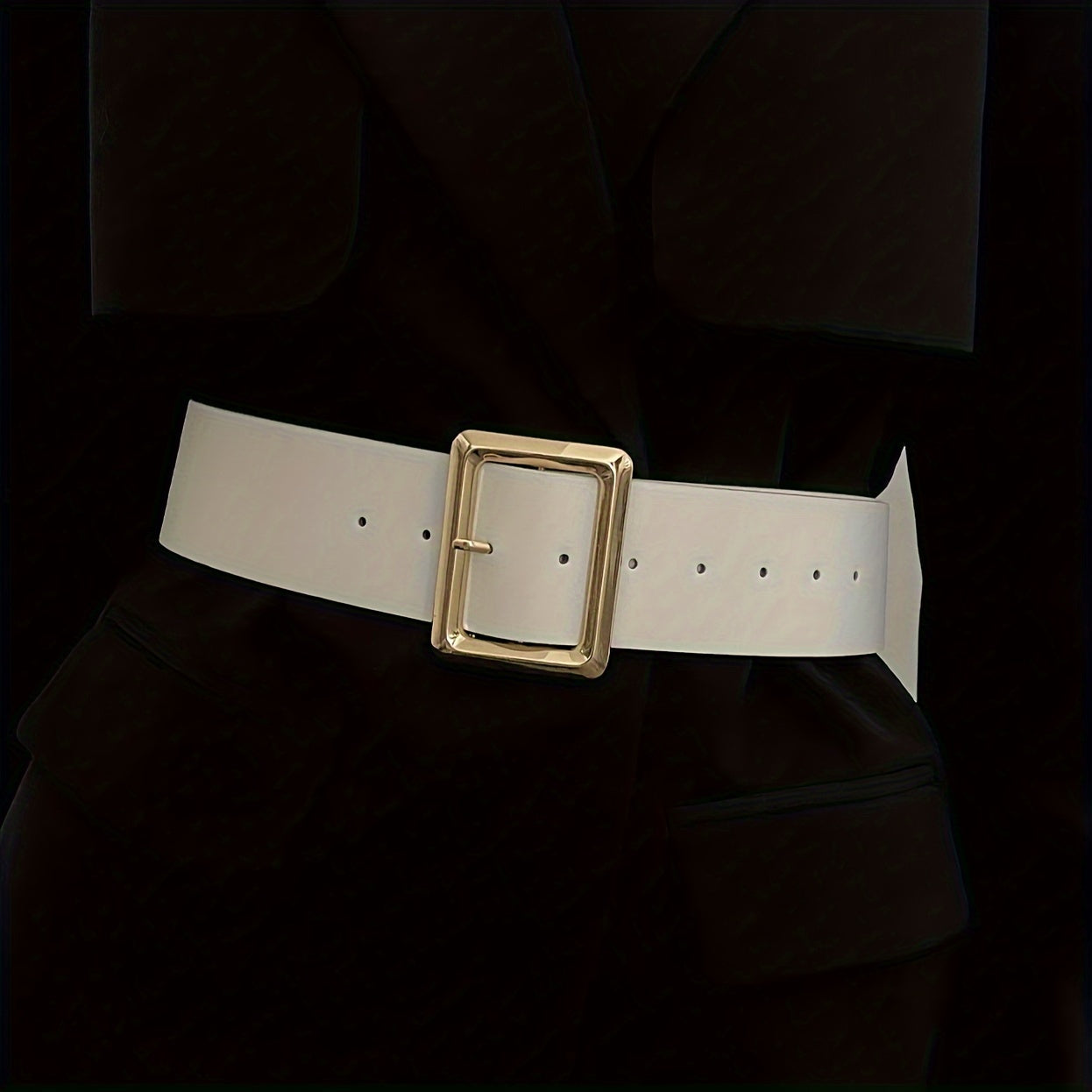 Women's Faux Leather Wide Belt for Casual, Dressy, and Everyday Wear