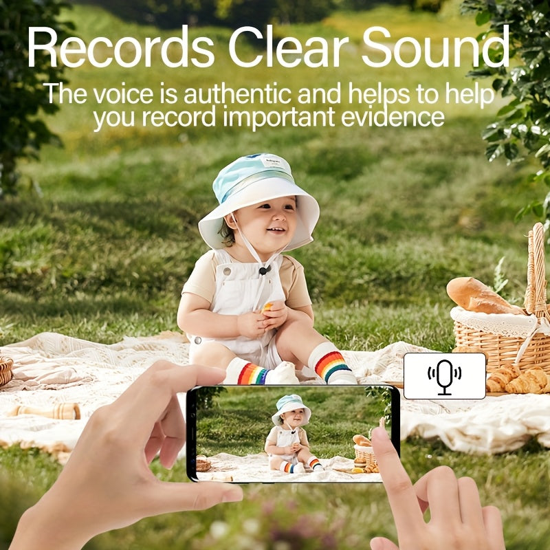 Mini cámara WiFi para mascotas y niños, vigilancia de seguridad en 480p, hogar inteligente