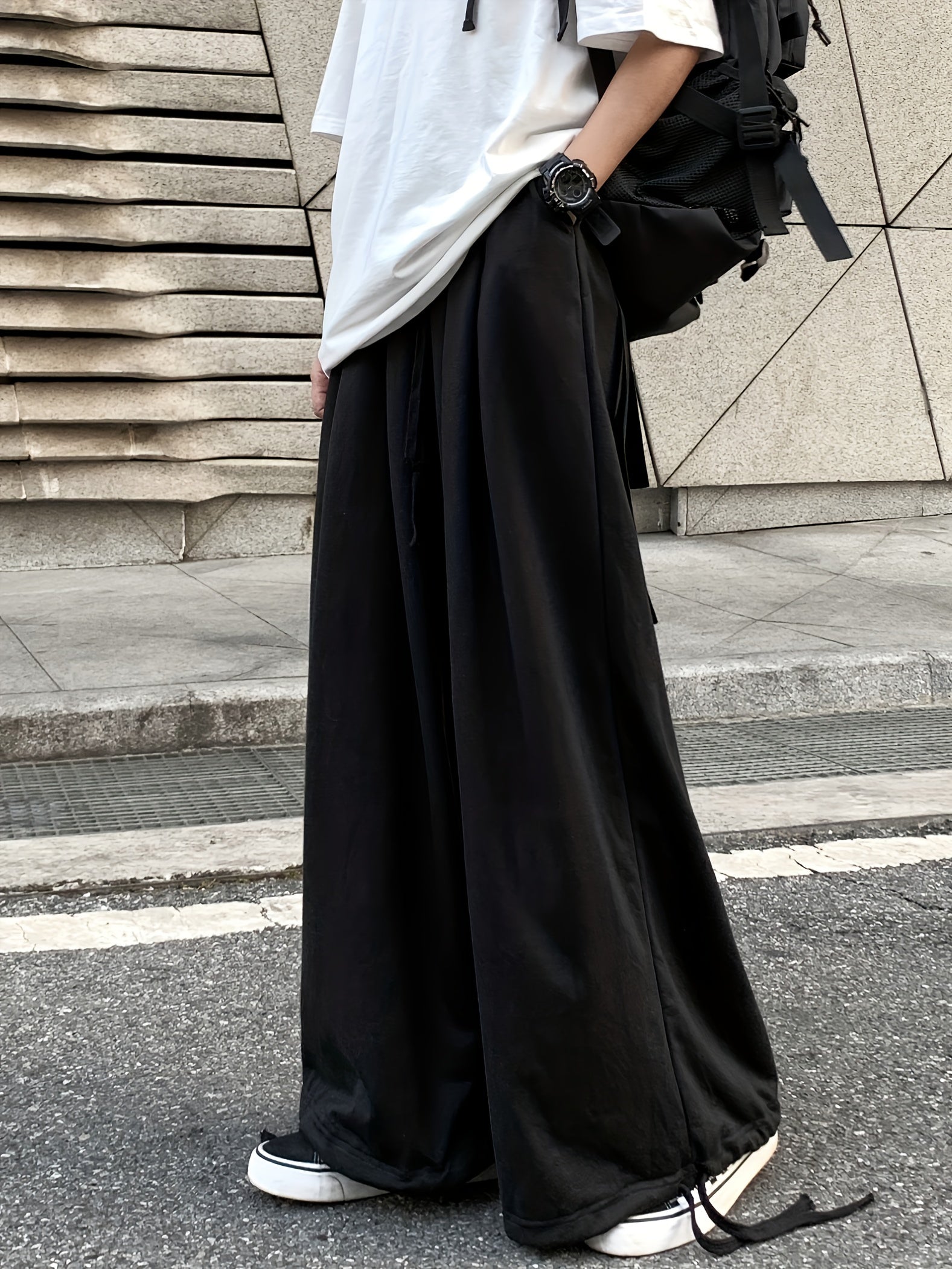 Yoz va kuz uchun mustahkam ipli keng shimlar, ayollar kiyimlari