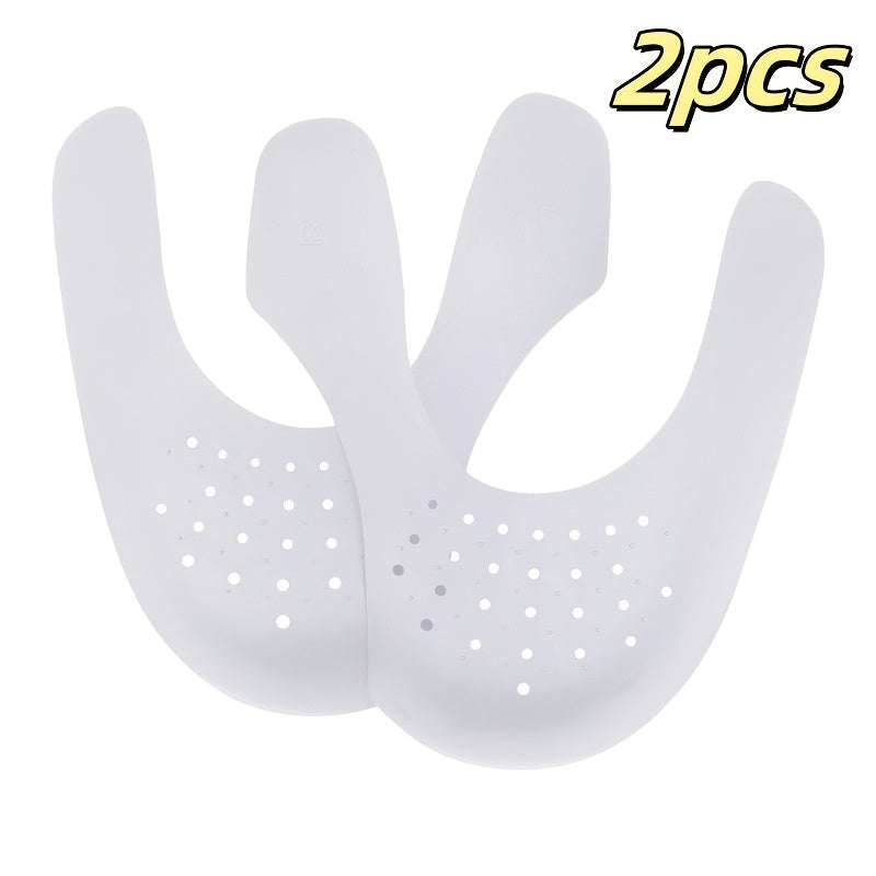 Unisex Adjustable Anti-Wrinkle Shoe Trees Black White Durable Support