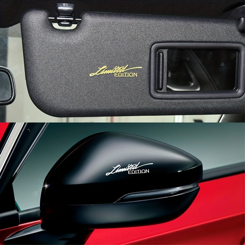 4 dona Universal 3D Metall Avtomobil Emblemalari Badg Logo Dekal Ichki Qo'shimchalar