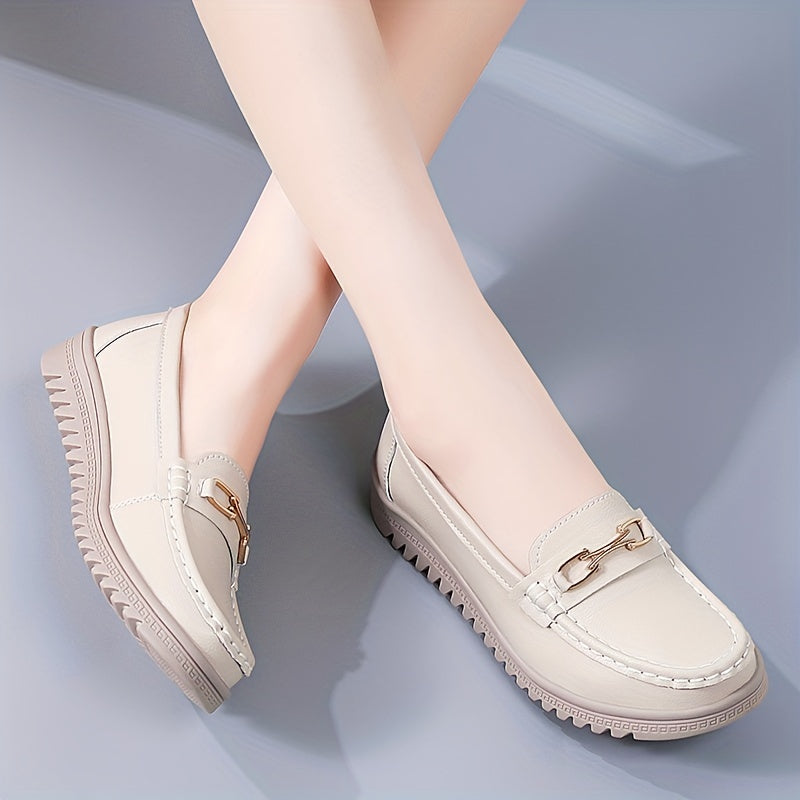 Women's Casual Slip-On Sneakers Flat Shoes Breathable Anti-Shock All Seasons