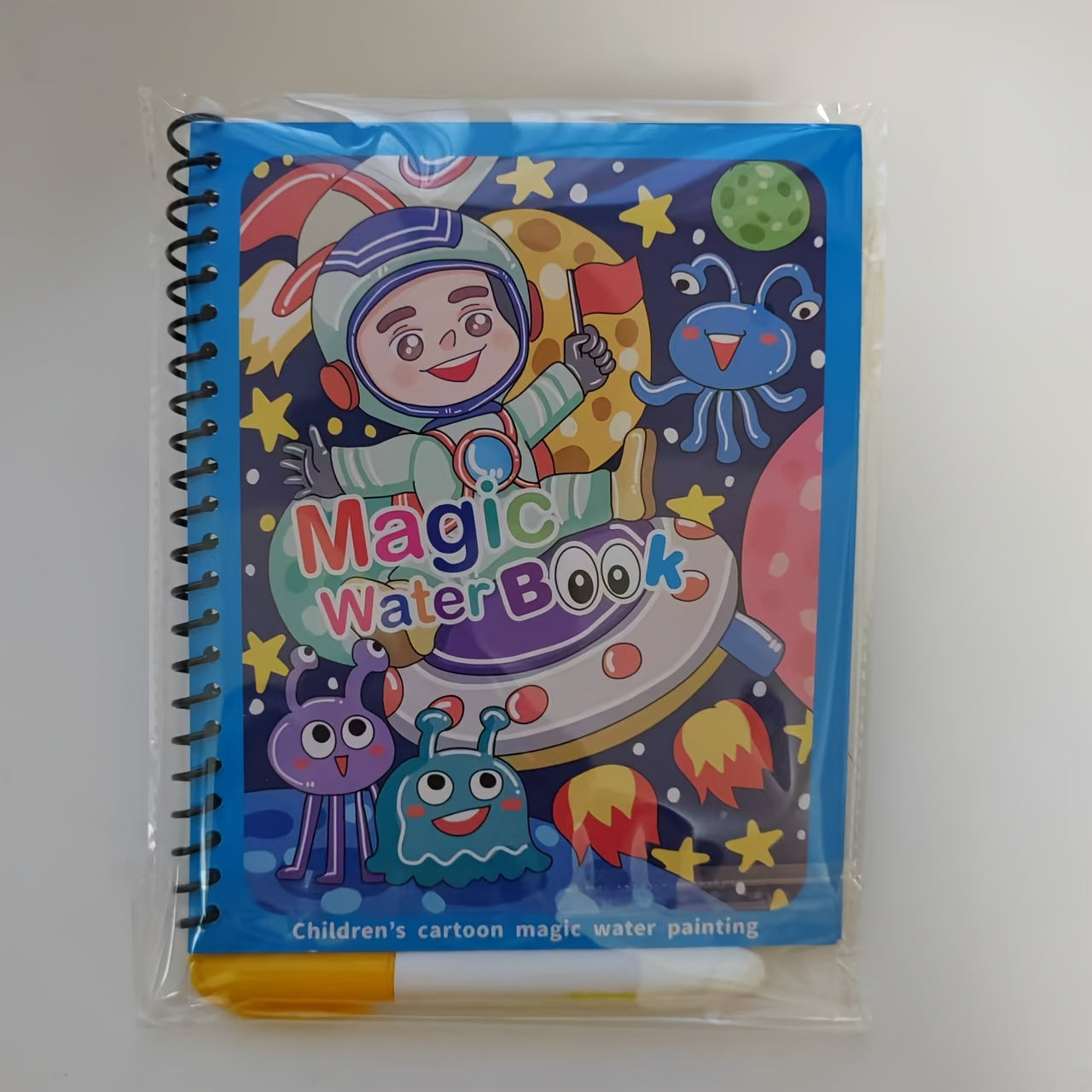 Kids Watercolor Coloring Book with Pen and Paint-by-Numbers Activities for Creative Kids