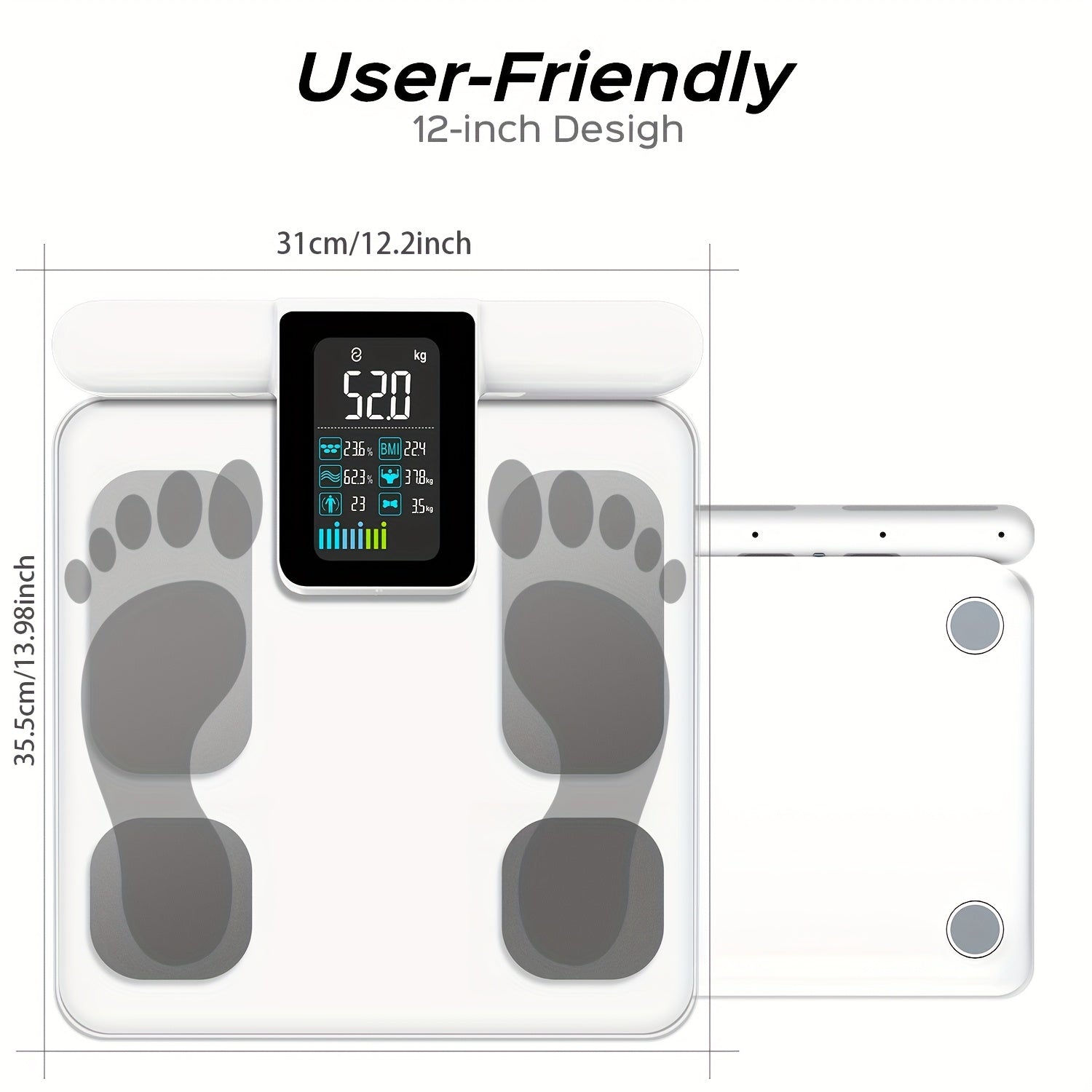 Wireless Smart Electronic Scale with High Precision Weight Measurement and Health Monitoring