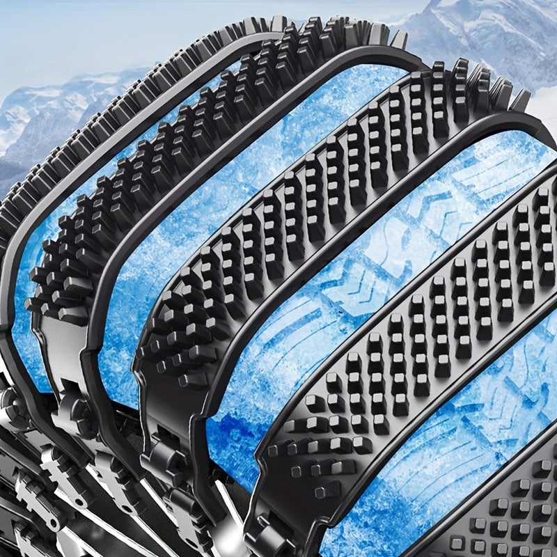 Universal Heavy-Duty Rubber Traction Tire Chains for Cars SUVs Light Trucks