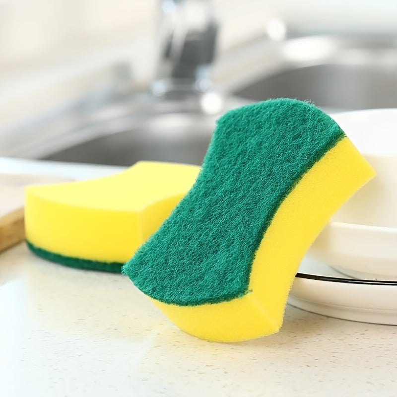 Multifunctional Cleaning Sponge Pack of 10 12 or 24 Double-Sided Scouring Pad