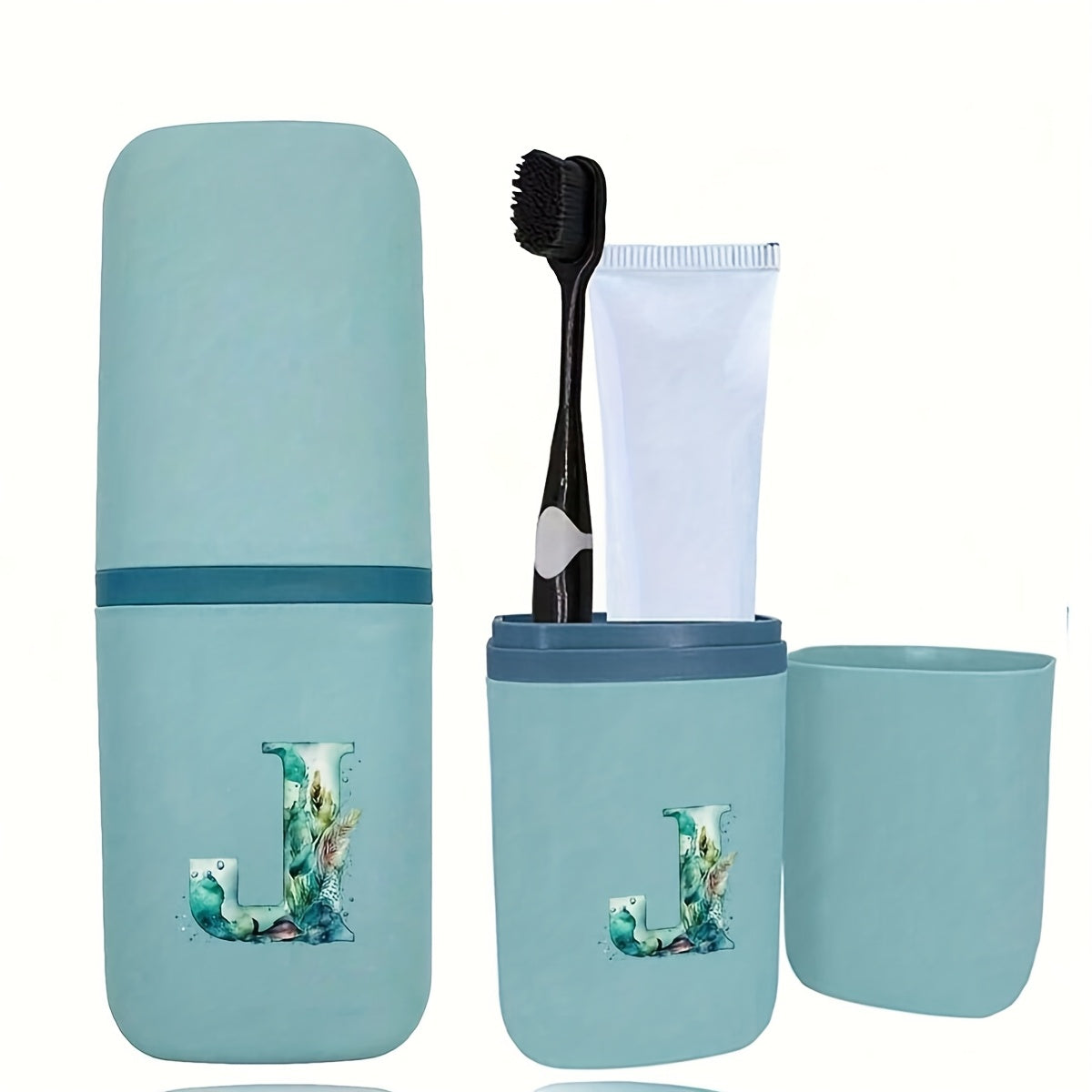 Tish cho'tkasi tutqichlari to'plami hammom aksessuarlari sayohat uchun suv o'tkazmaydigan saqlash qutisi