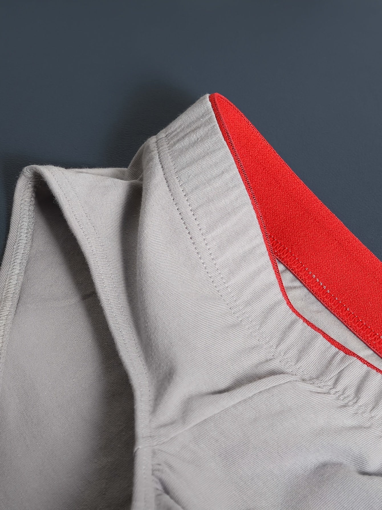 6pcs Men's Breathable Cotton Triangle Underwear with High Elastic Waistband Casual Boxer Shorts