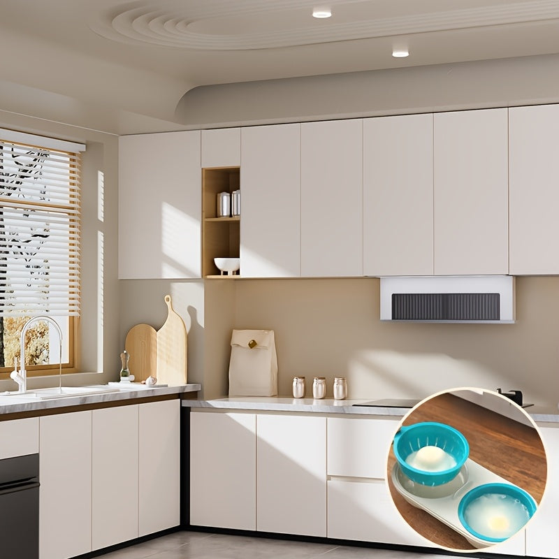 Dual Chamber Microwave Egg Poacher Non-Stick Plastic Kitchen Gadget