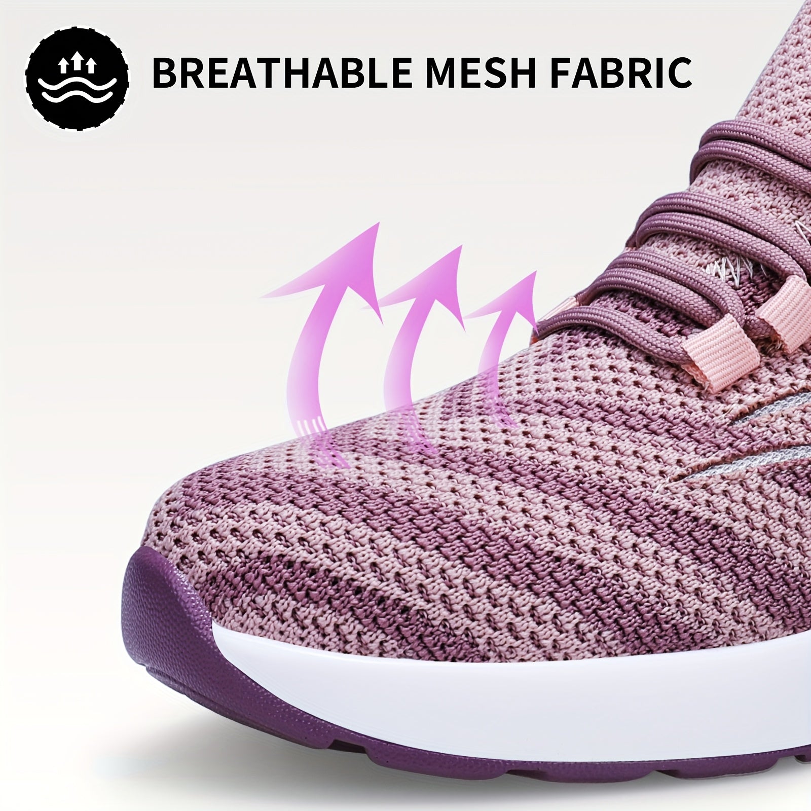 Women's Breathable Knit Safety Shoes Steel Toe Puncture-Resistant All-Season