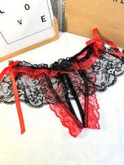 Ayollar uchun jozibali dantelli trimli ochiq qorin ichki kiyimlari