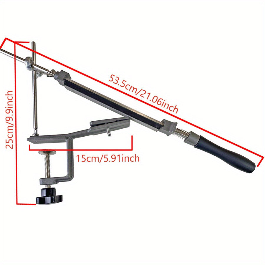 Кухонный инструмент для заточки с фиксированным углом для точения и шлифовки ножей алмазной шлифовальной камнем
