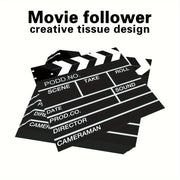 20 Disposable Paper Towels with Creative Designs for Movie Night and Party Decor