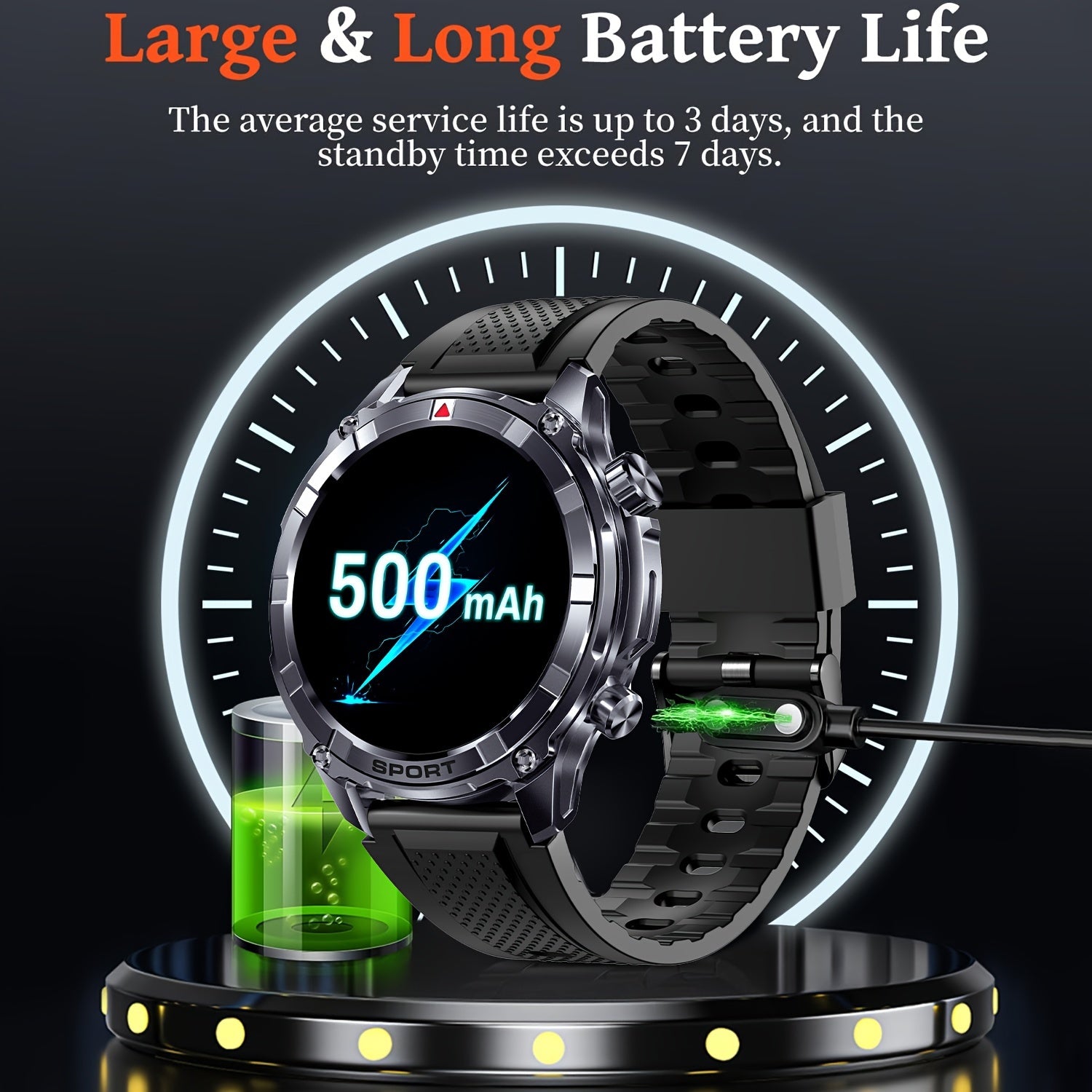 INNOFOVO erkaklar uchun aqlli soati 3.86 sm HD ekran, AI ovozli yordamchi, ob-havo prognozi, uyqu kuzatuvchisi, 100+ sport rejimi, simsiz qo'ng'iroq, zanglamaydigan po'latdan yasalgan tasma va USB zaryadlash imkoniyatlariga ega.