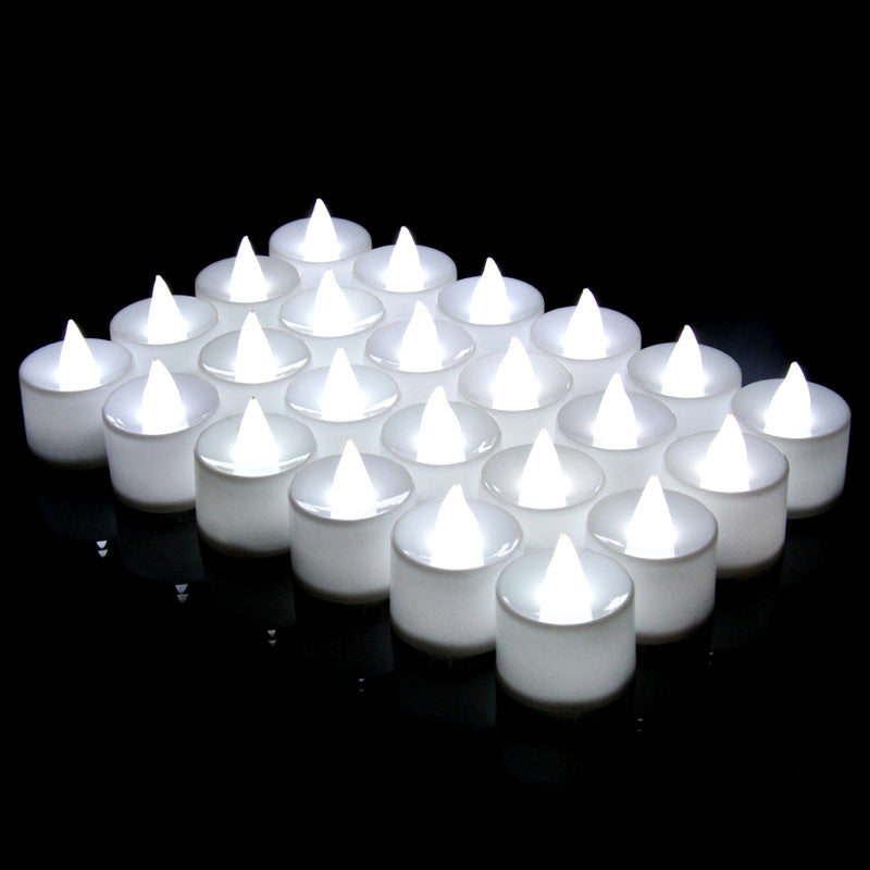 24 Pack Flameless Battery-Operated Tea Lights for Home Decor and Gifts