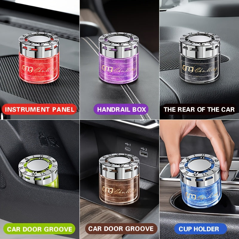 Solid Balm Car Perfume Odor Eliminator with Long-Lasting Light Fragrance Quicksand Design