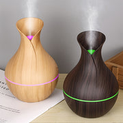 Humidificador portátil de madera para dormitorio y oficina niebla fría mini