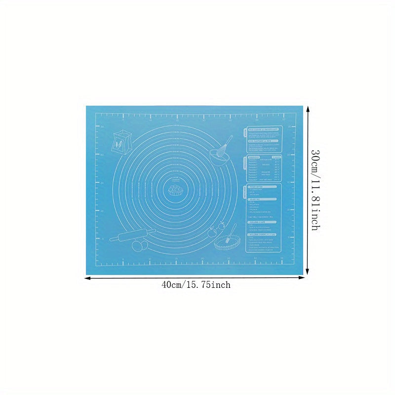 Baking Mat with Measurements Non-Stick Rolling Pastry Dough Table Sheet