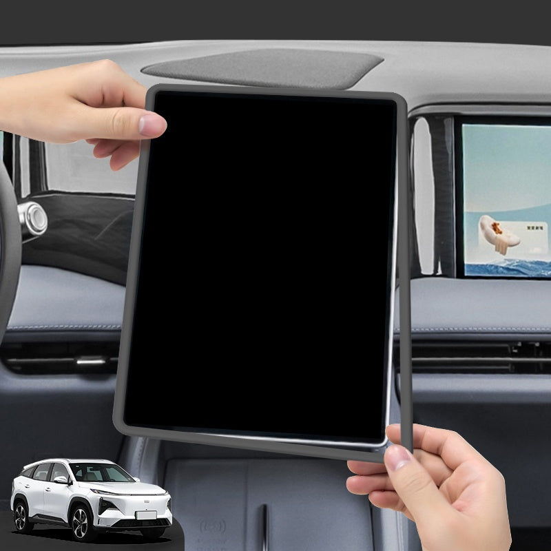 Avtomobil ichki qismi silikon ramka markaziy konsol aksessuari 32.51 sm Elektr avtomobil SUVlariga mos keladi