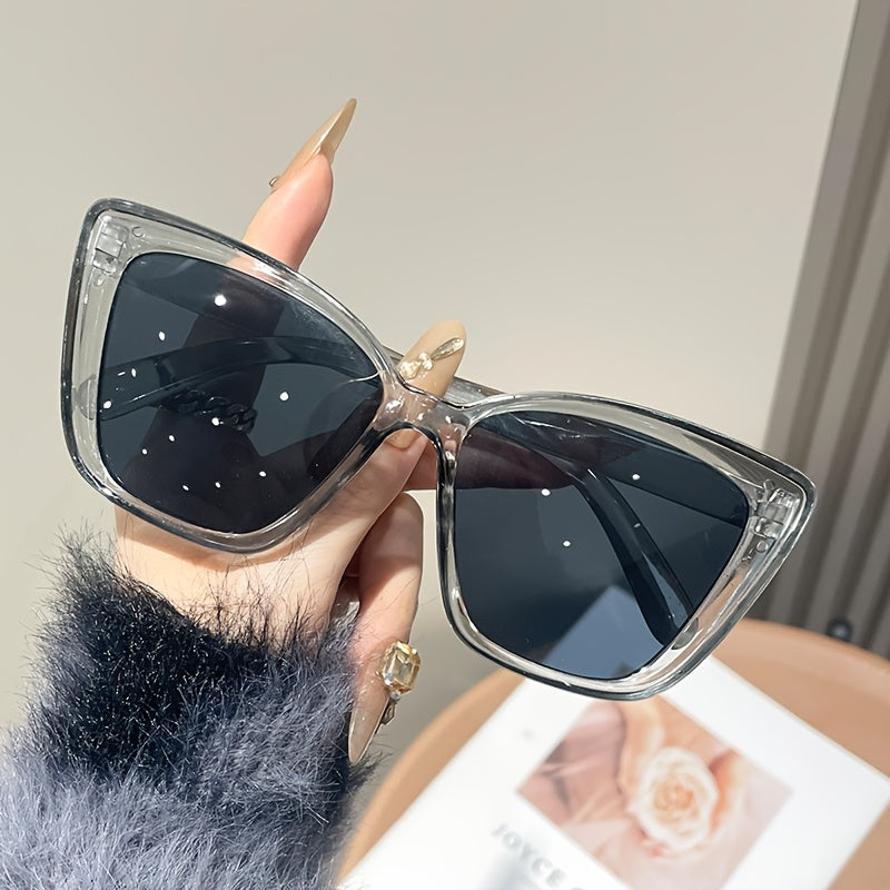 Gafas de ojo de gato rosa para mujeres y hombres, montura de plástico, lentes de policarbonato, gafas de moda