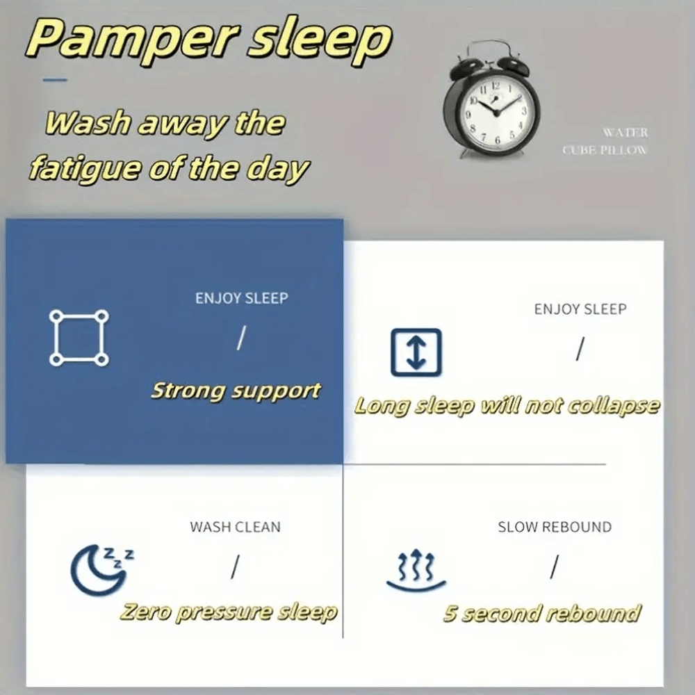 Luxury Hotel Pillows Set Soft Polyester Breathable Neck Support for Side Back Sleepers