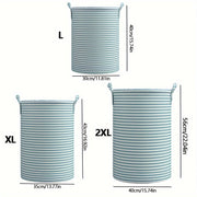 Cesta de almacenamiento plegable de tela no tejida para lavandería y organización de juguetes