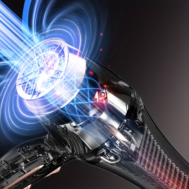 2100W Hair Dryer with Diffuser European Plug Long Cord Home Styling