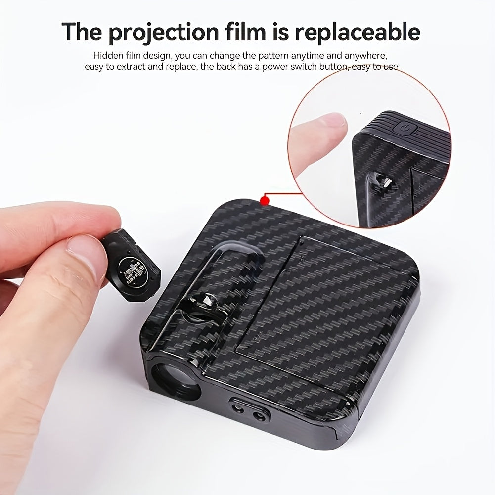 2 piezas de proyector de luz LED Luz de bienvenida de cortesía Logo de puerta de coche HD