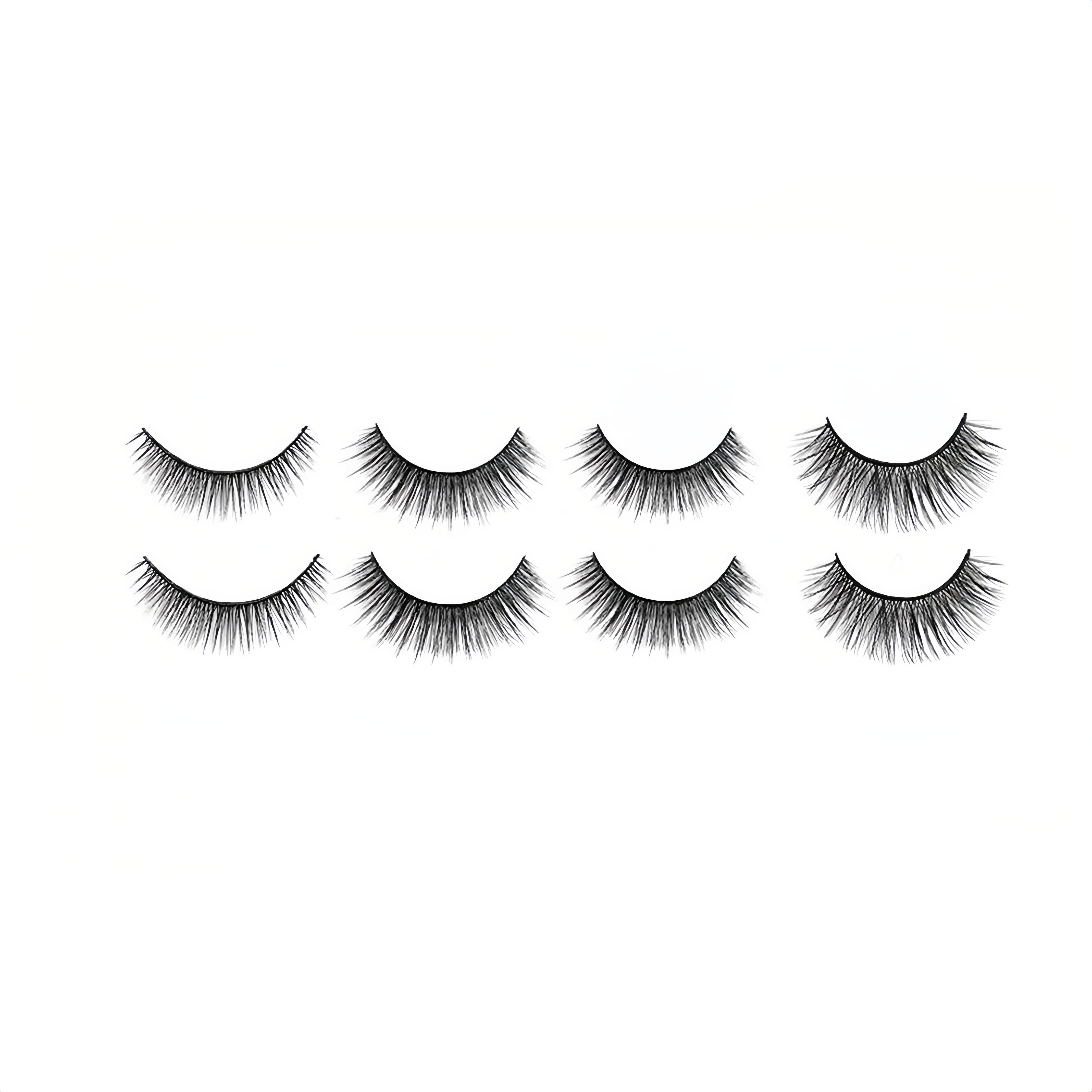 Women's Reusable Waterproof Self-Adhesive False Eyelashes Four Styles