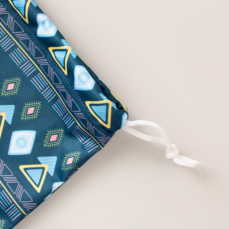 Reusable Wet Bag 25x30cm Waterproof Diaper Beach Pool Gym Organizer