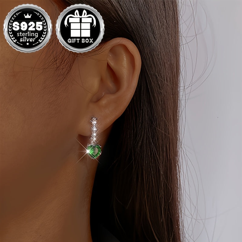 Chic va murakkab gippoallergen yurak shaklidagi iris gullari bilaguzuklari 925 sterling kumushdan tayyorlangan (taxminan 6.9g og'irlikda)