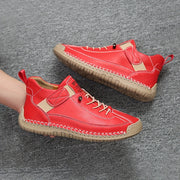 Women's Retro Casual Sneakers Non-Slip Rubber Sole All-Season Lace-Up Shoes