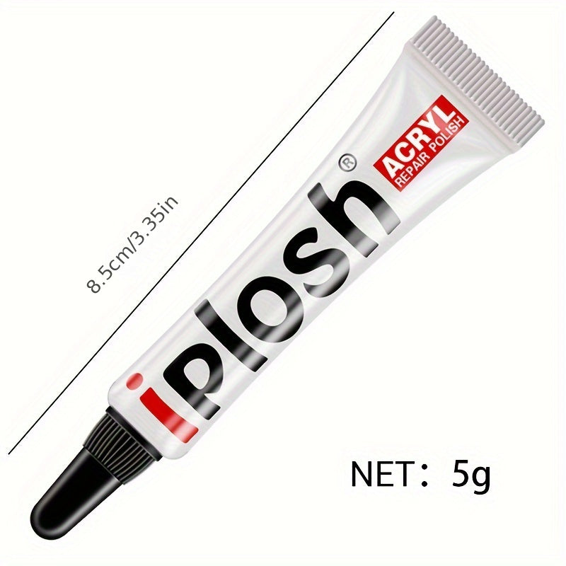 Crema reparadora de arañazos para resina plástica, restaurador de acabado acrílico espejo para relojes y salpicadero de coche
