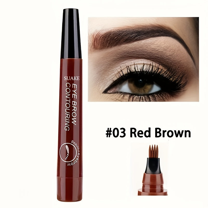 Bolígrafo de cejas a prueba de agua y de larga duración para microblading de mujer con punta fina