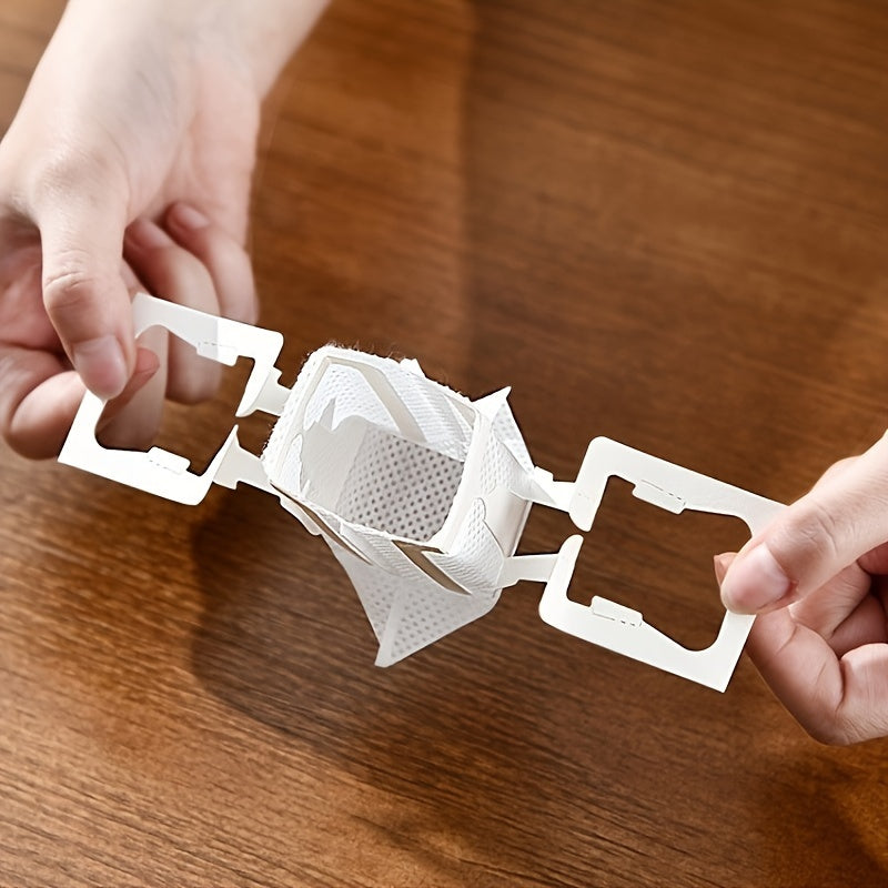 Pack of 30/50 Portable Paper Coffee Filter Bags for Travel Camping Home Office