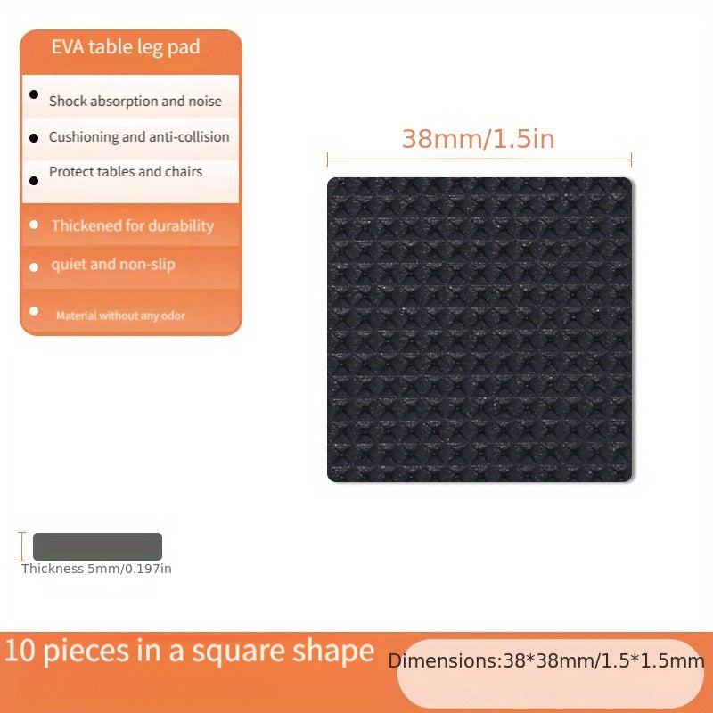 Self-Adhesive Felt Chair Mats for Hardwood Floors Scratch-Resistant Furniture Pads