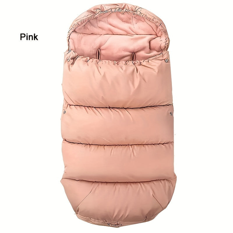 Winter Foot Warmer Mat with Reflective Strip Waterproof Hood and Anti-Slip Beads