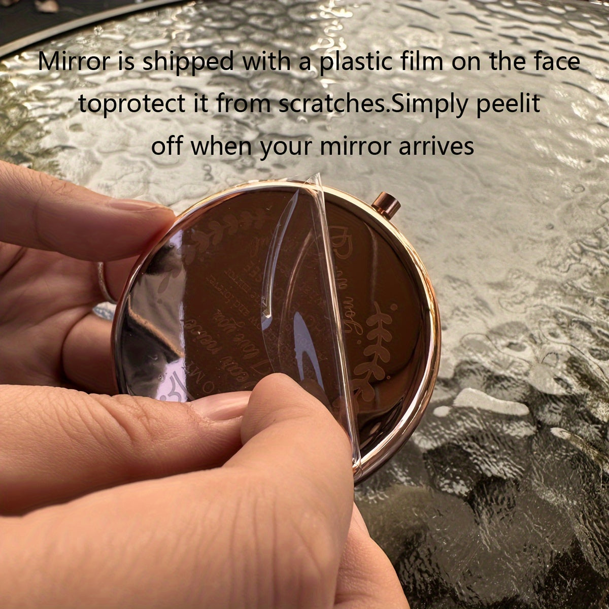 Портативный электролитический набор зеркал для макияжа с подарочной коробкой для путешествий и использования на природе