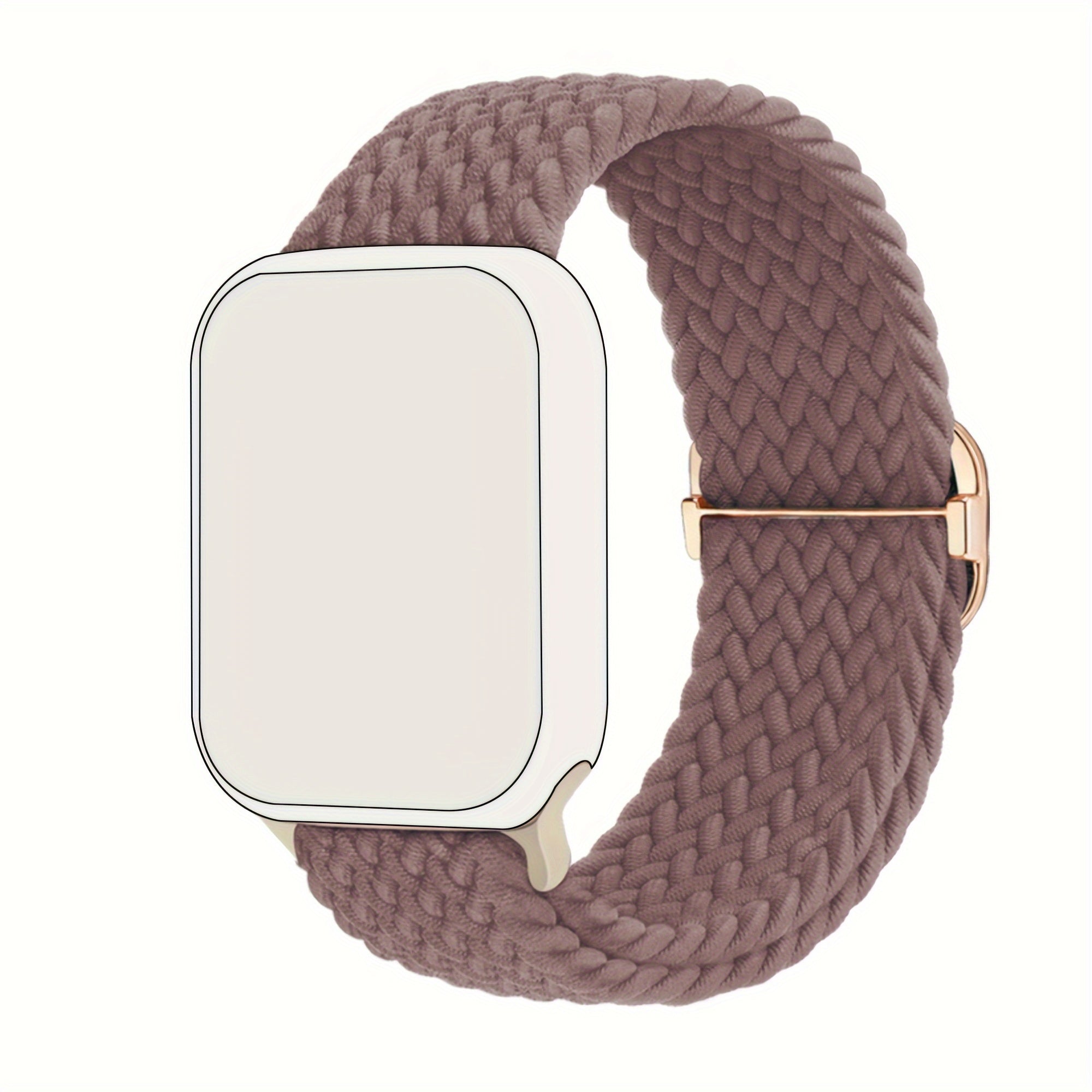 Correa de reloj inteligente trenzada de nylon elástica multicolor para IWatch