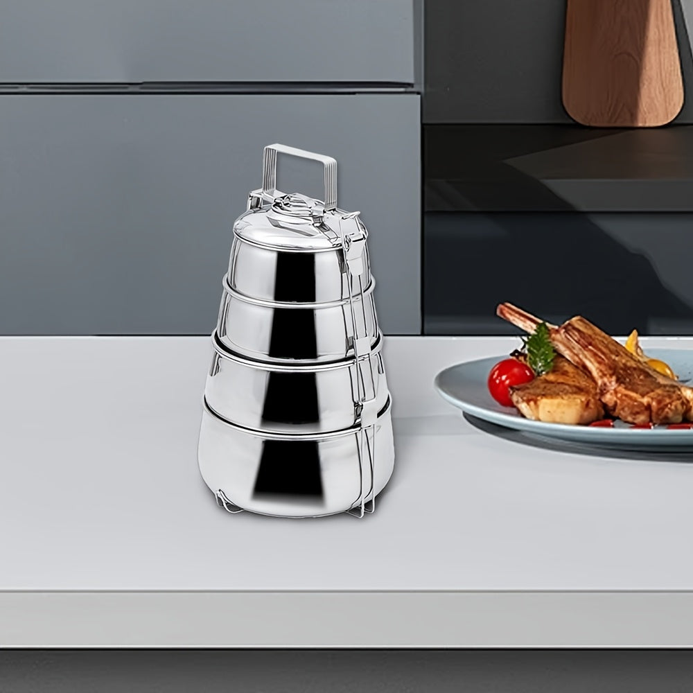 210 stainless steel dan tayyorlangan katta sig'imli ovqat isitish lunch box, talabalar va ofis ishchilari uchun. Portativ va zaryadsiz, batareyaga ehtiyoj yo'q.