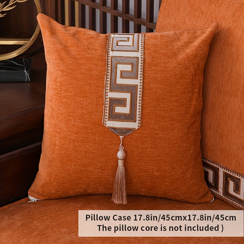 Xitoy uslubidagi changga qarshi divan qopqog'i, barcha mavsumlar uchun, mehmonxona, yotoqxona, ofis